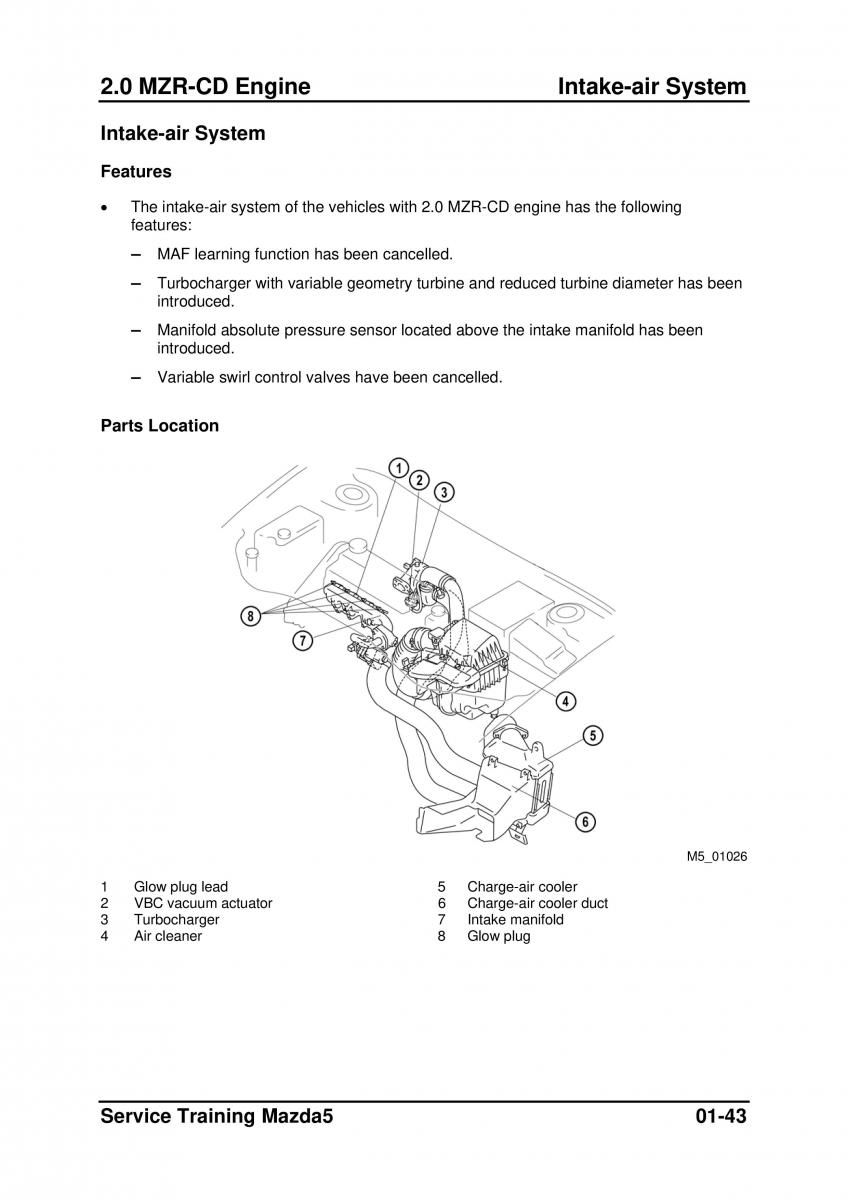 Mazda 5 I 1 owners manual / page 65