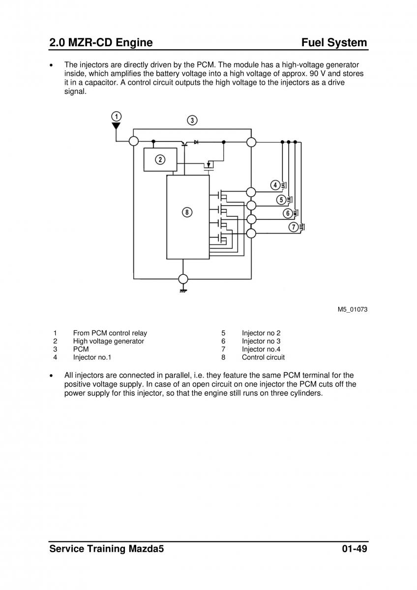 Mazda 5 I 1 owners manual / page 71