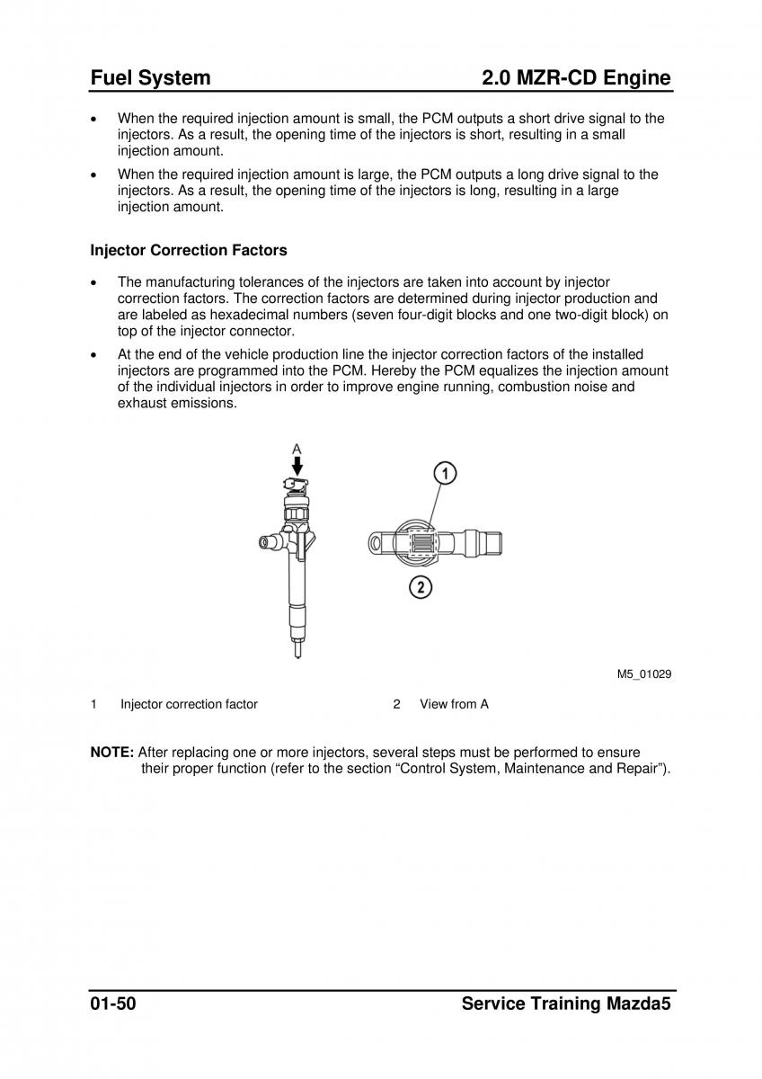 Mazda 5 I 1 owners manual / page 72