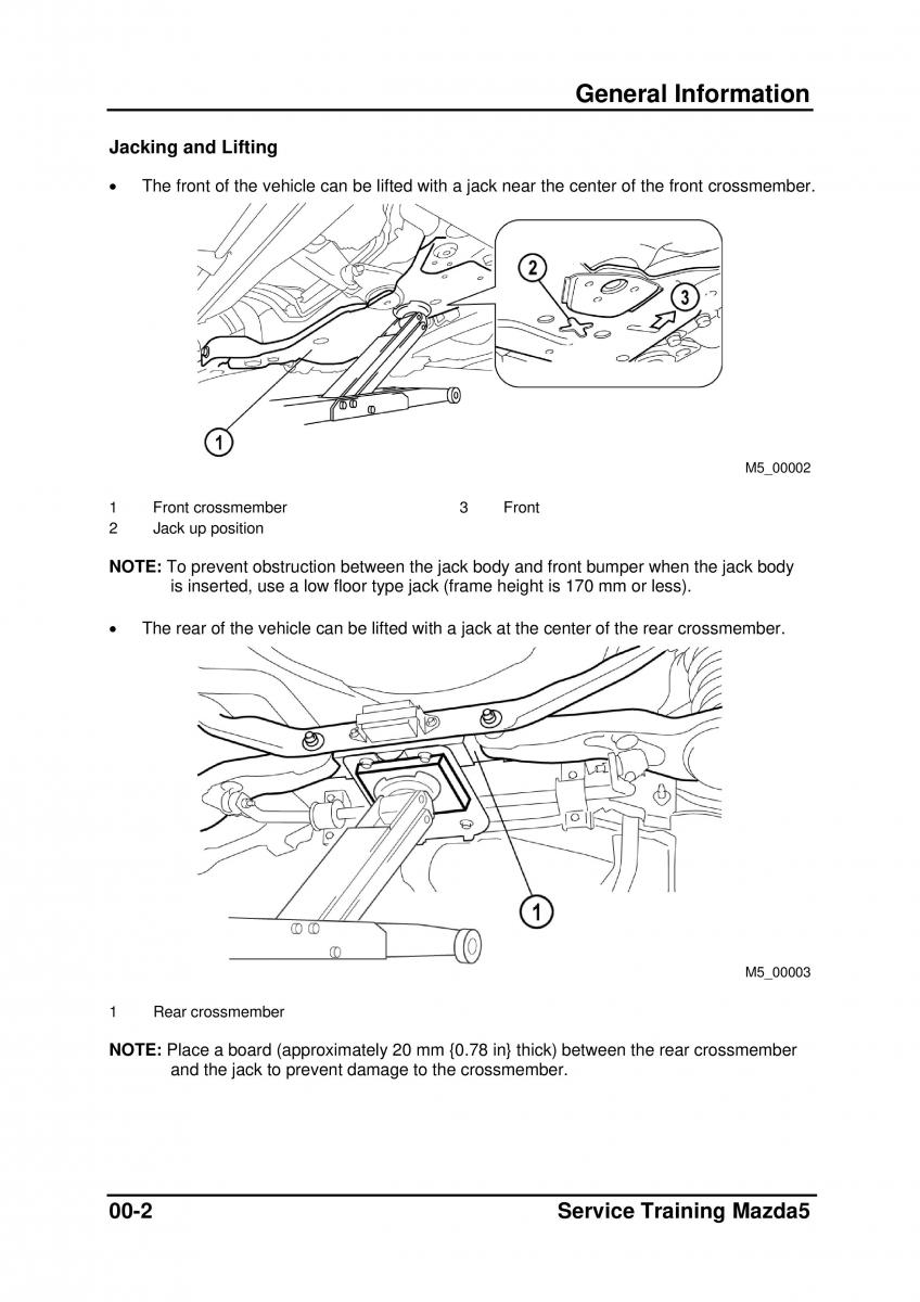 Mazda 5 I 1 owners manual / page 8