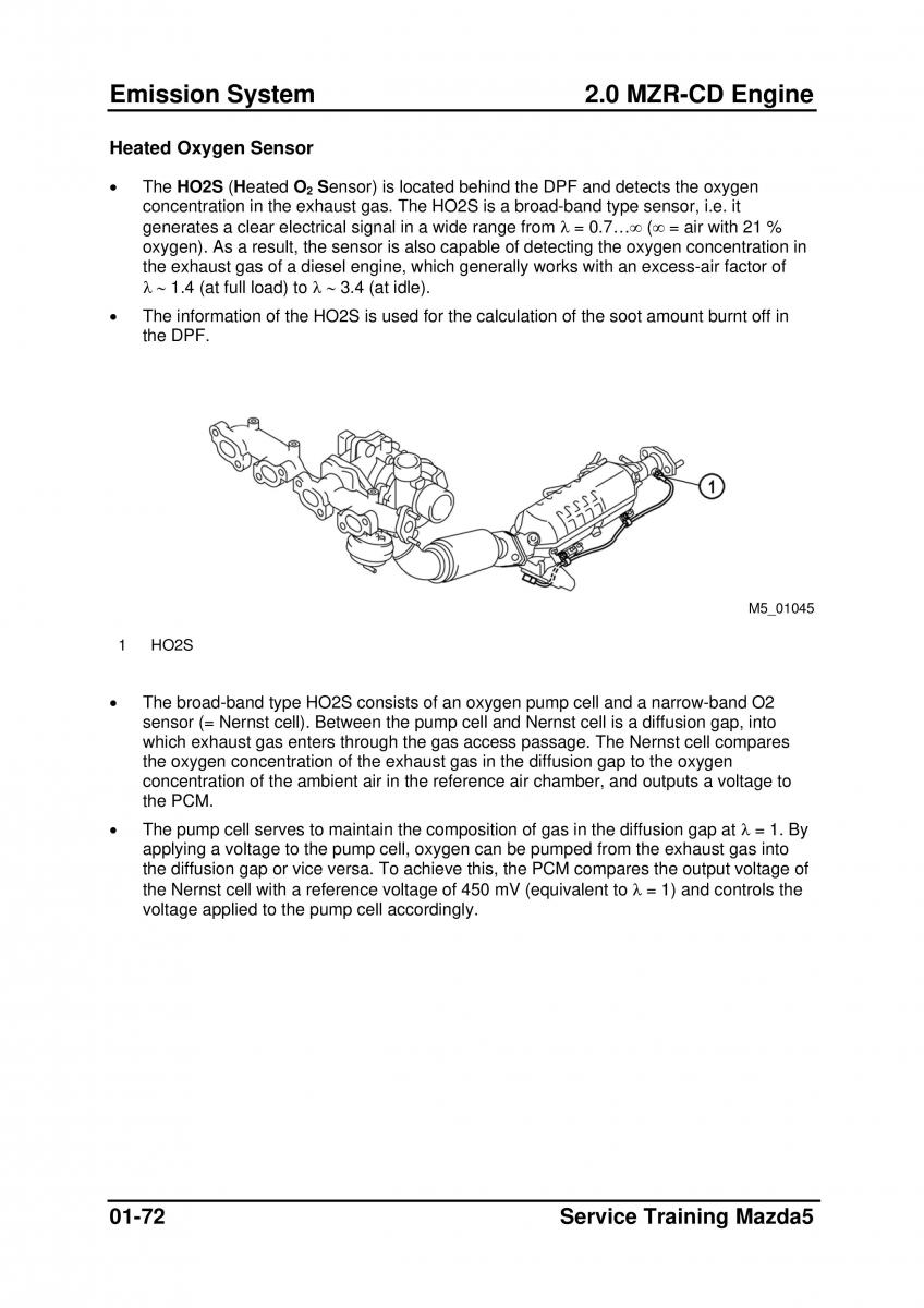 Mazda 5 I 1 owners manual / page 94