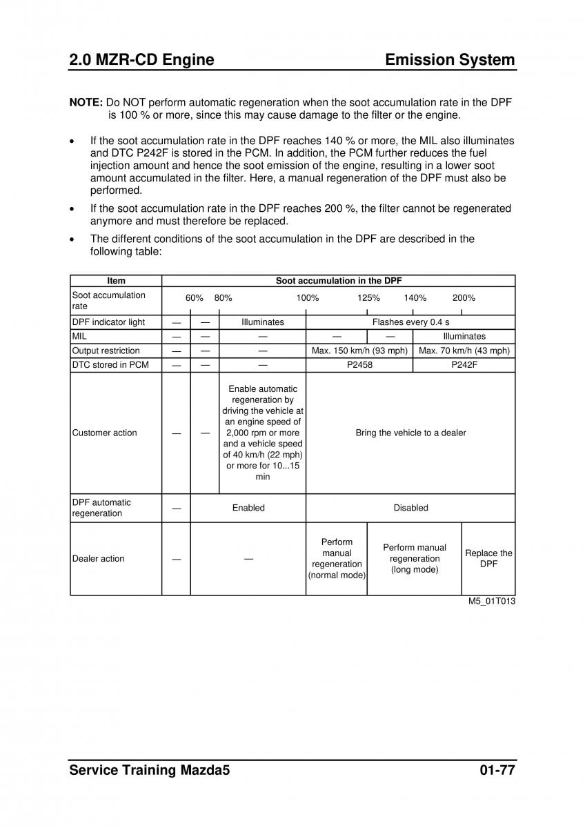 Mazda 5 I 1 owners manual / page 99