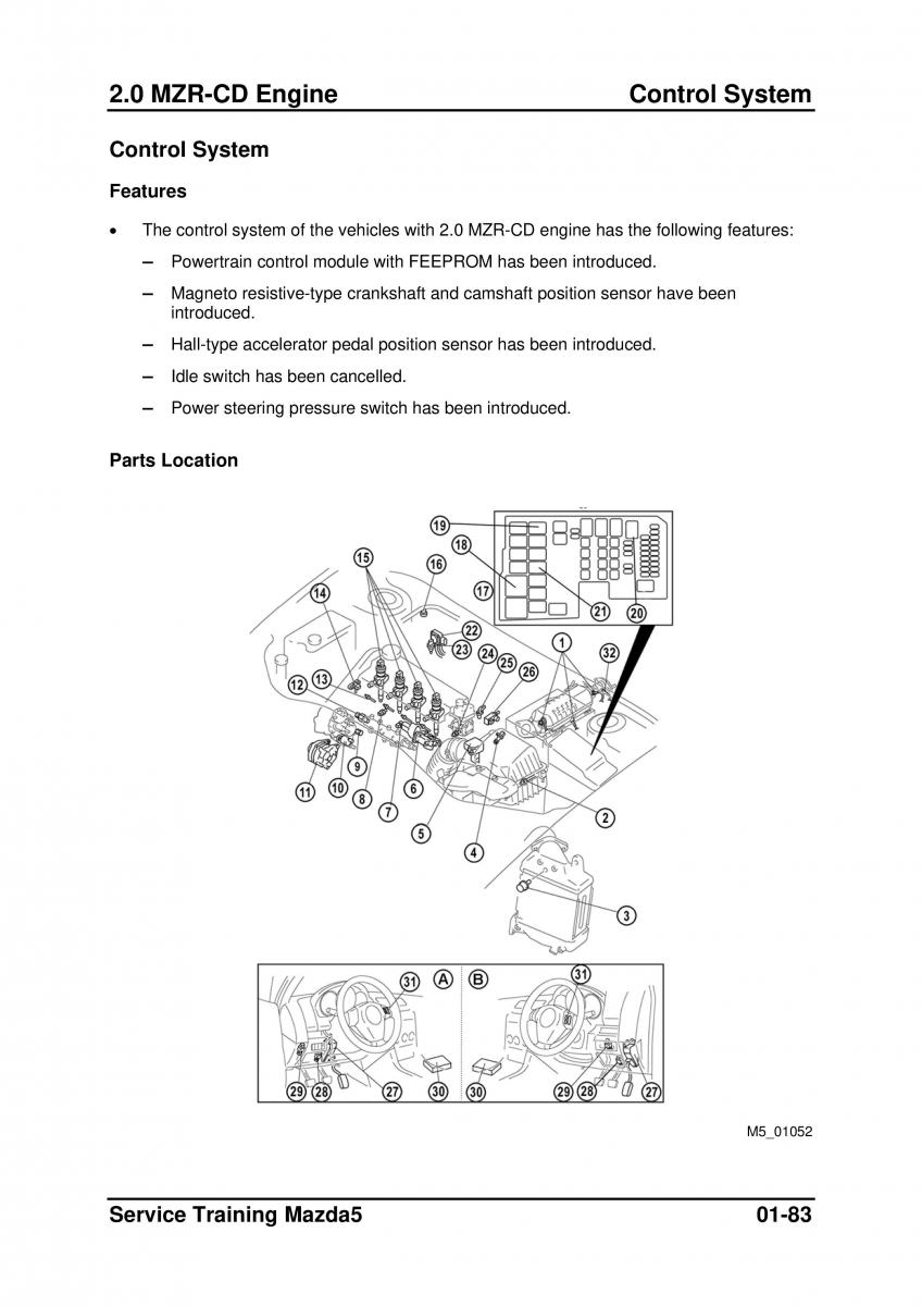 Mazda 5 I 1 owners manual / page 105