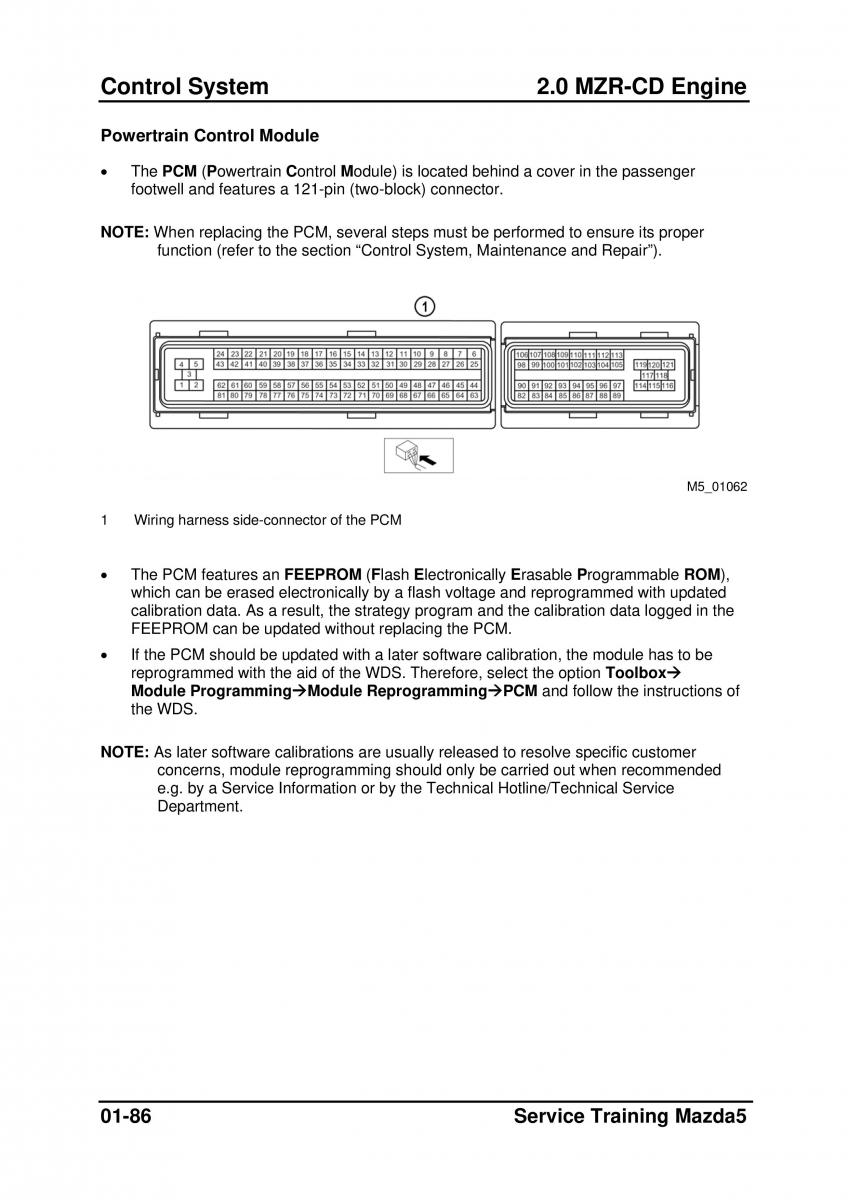 Mazda 5 I 1 owners manual / page 108