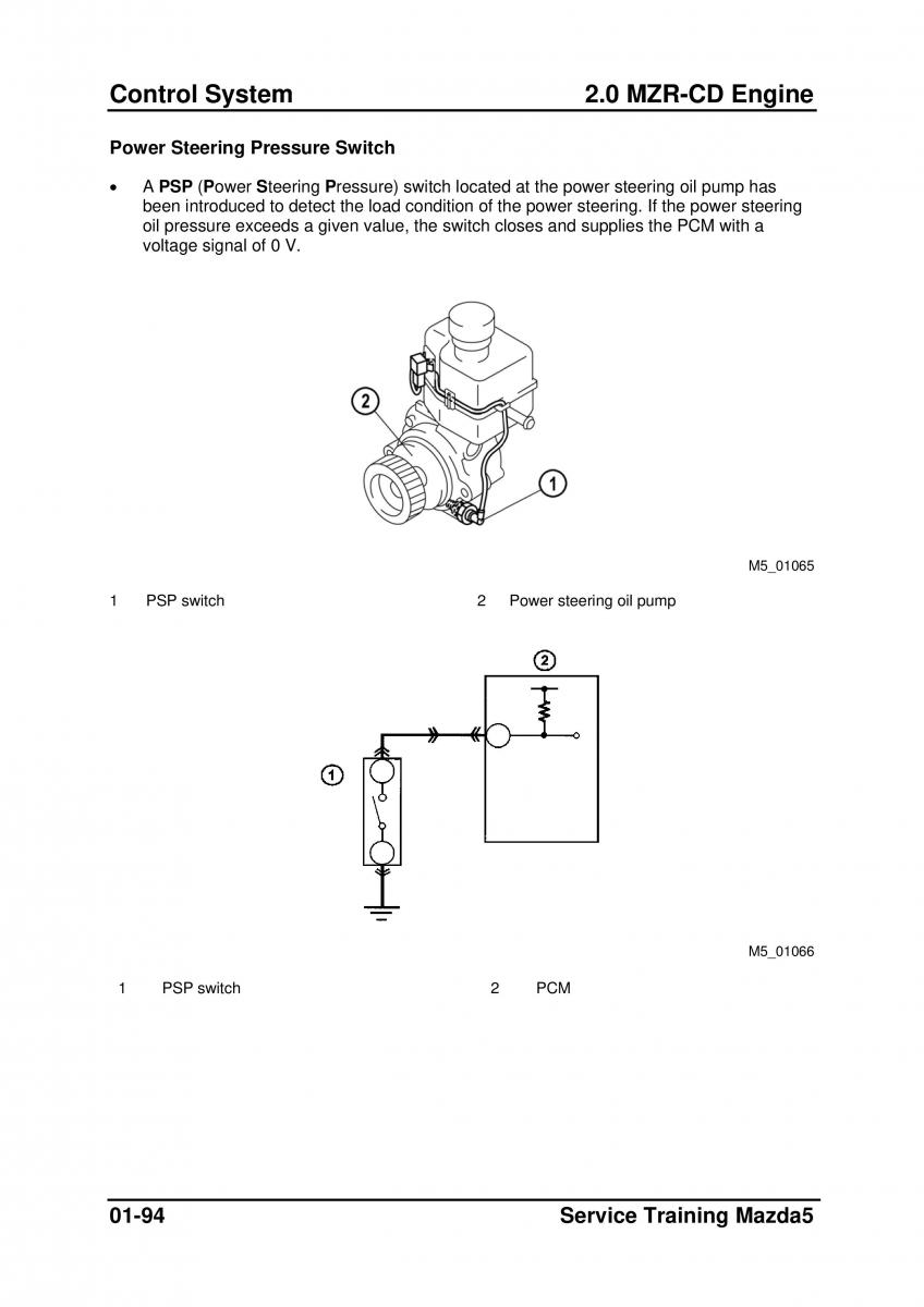 Mazda 5 I 1 owners manual / page 116