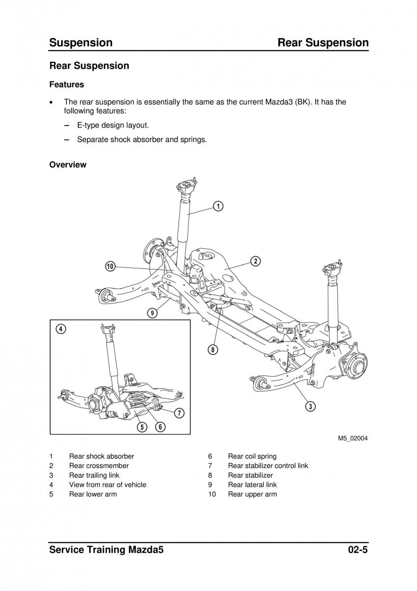 Mazda 5 I 1 owners manual / page 133