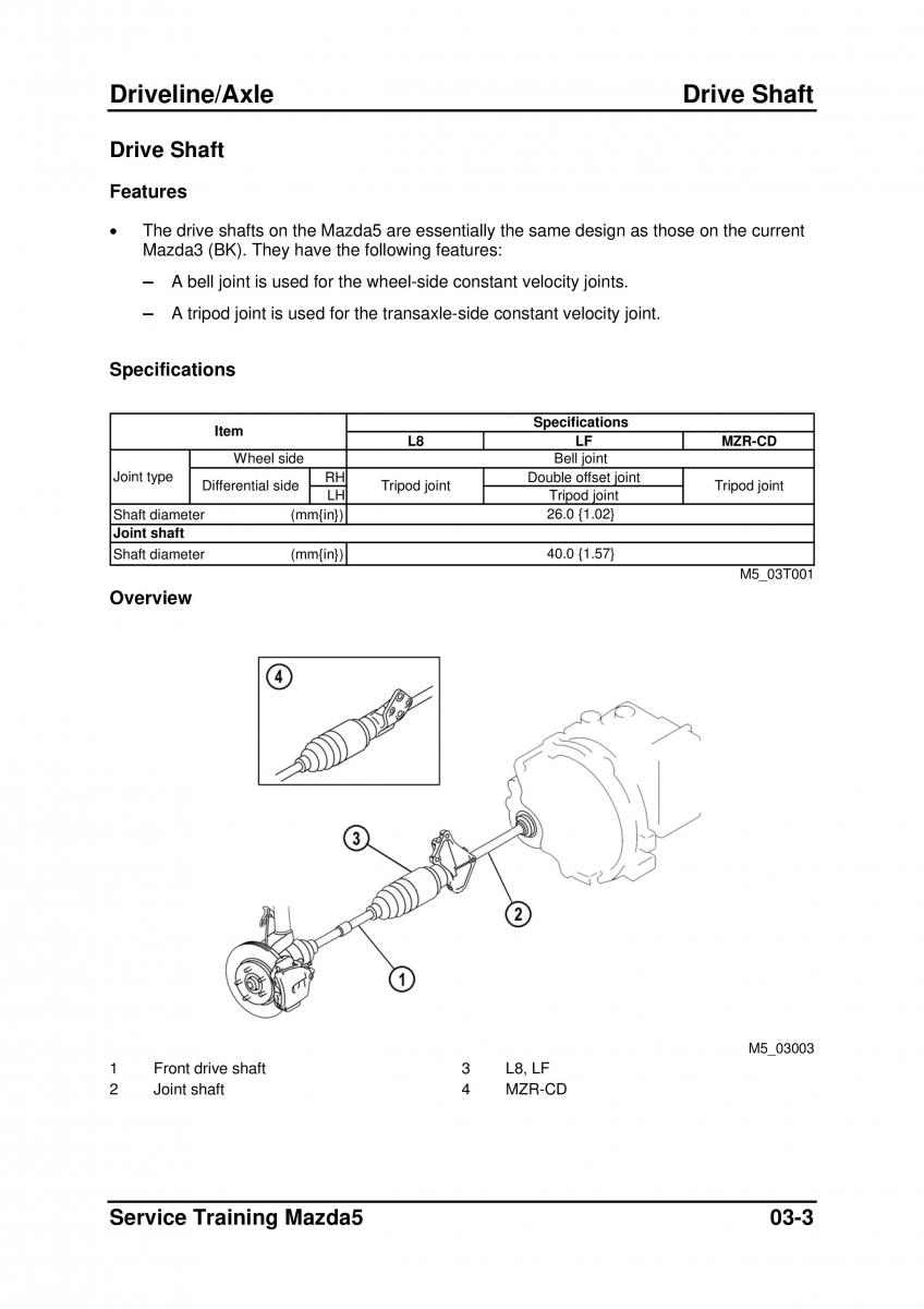 Mazda 5 I 1 owners manual / page 139