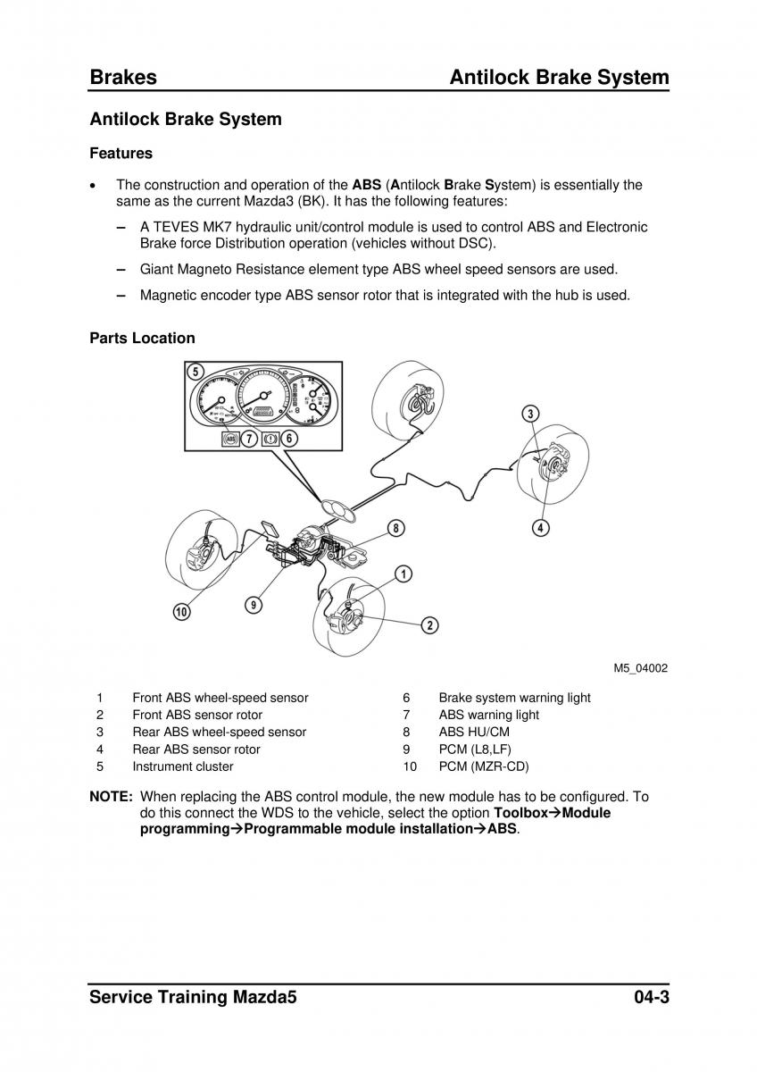 Mazda 5 I 1 owners manual / page 145