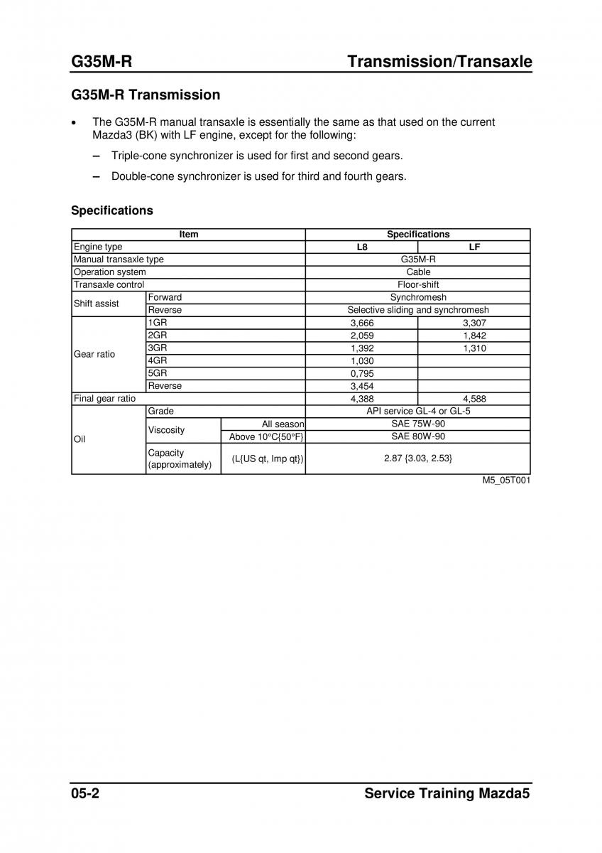 Mazda 5 I 1 owners manual / page 152