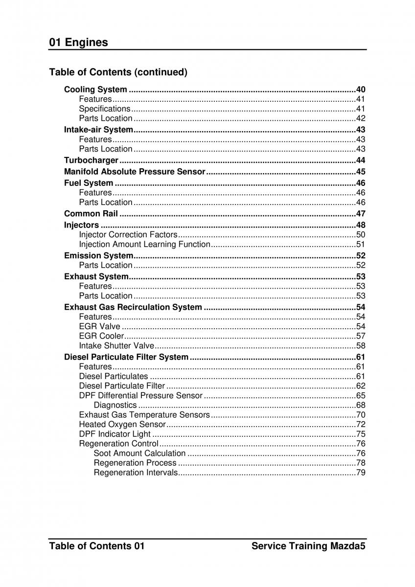 Mazda 5 I 1 owners manual / page 20