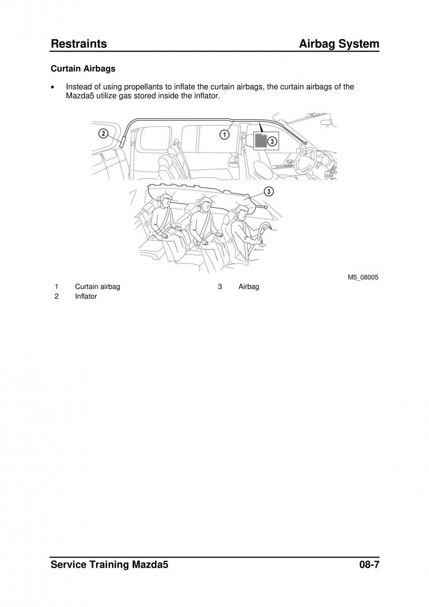 Mazda 5 I 1 owners manual / page 203