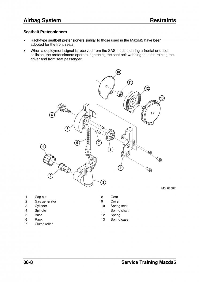 Mazda 5 I 1 owners manual / page 204