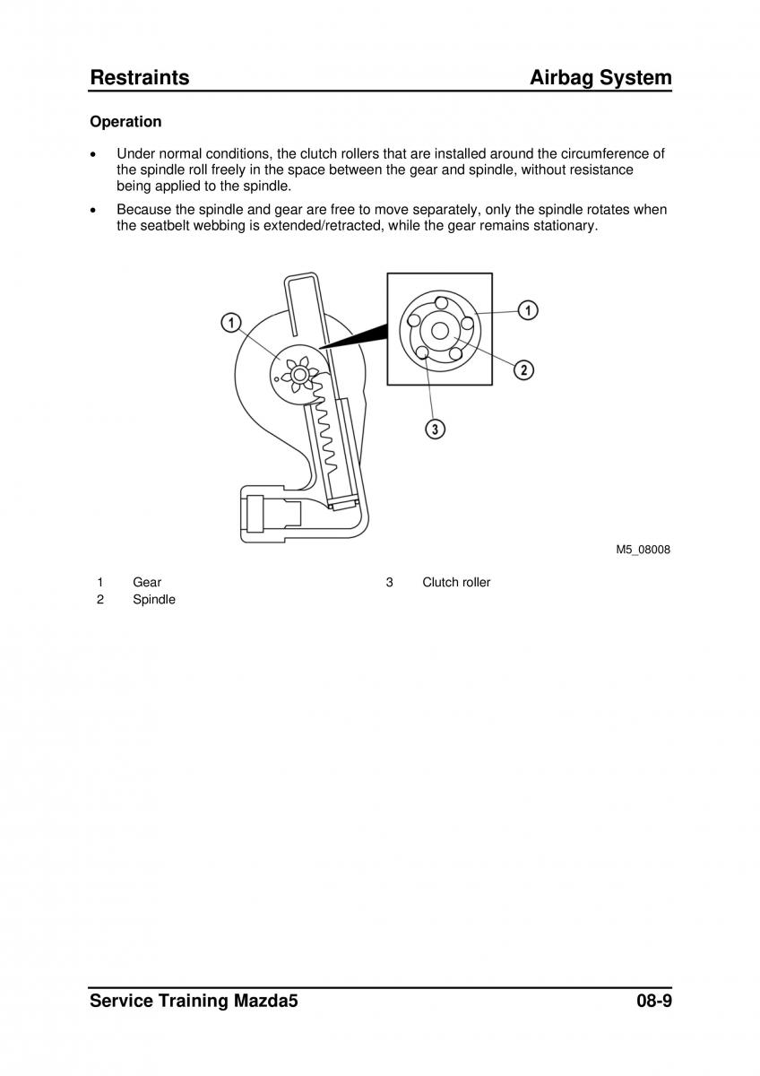 Mazda 5 I 1 owners manual / page 205