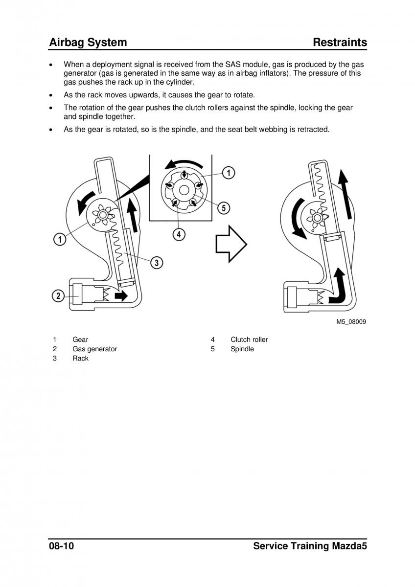 Mazda 5 I 1 owners manual / page 206