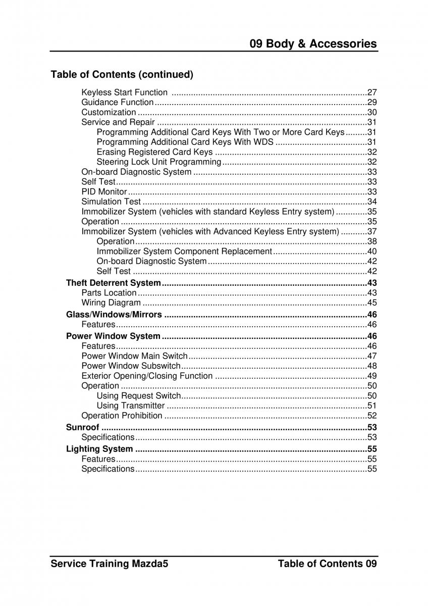 Mazda 5 I 1 owners manual / page 213