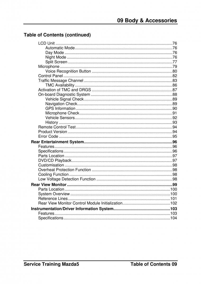 Mazda 5 I 1 owners manual / page 215