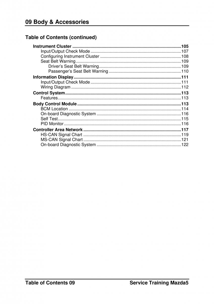 Mazda 5 I 1 owners manual / page 216