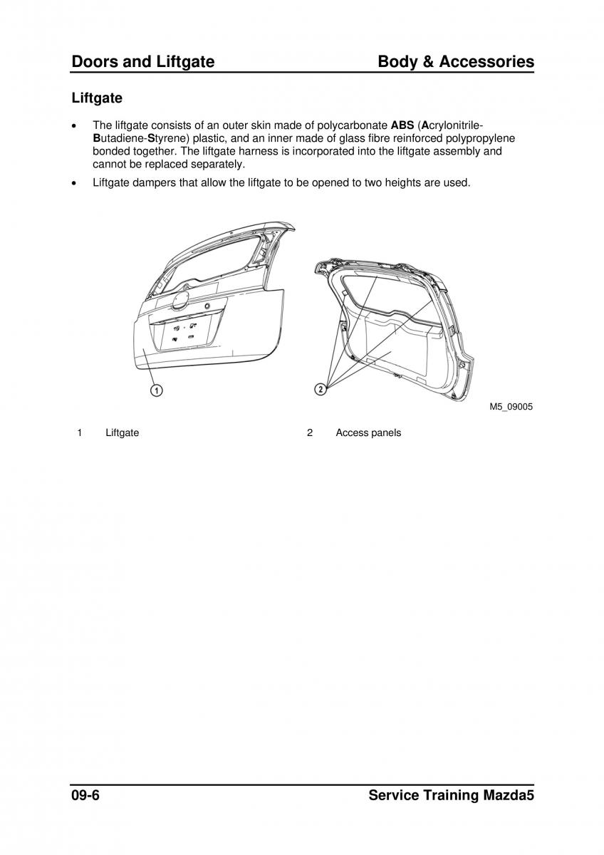 Mazda 5 I 1 owners manual / page 222