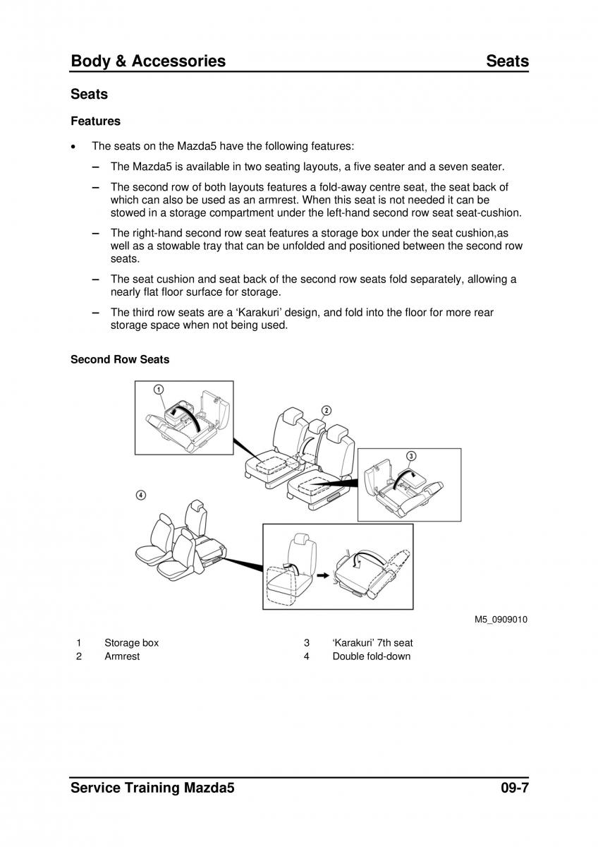 Mazda 5 I 1 owners manual / page 223