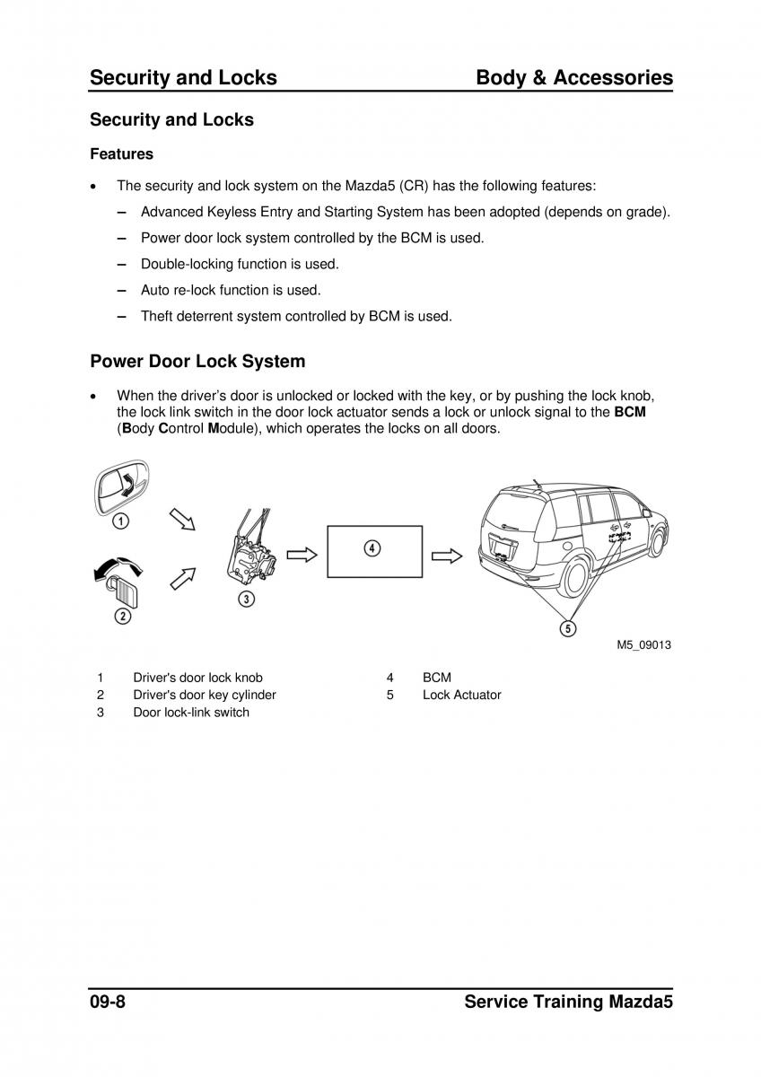 Mazda 5 I 1 owners manual / page 224