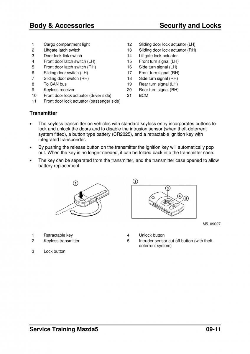 Mazda 5 I 1 owners manual / page 227