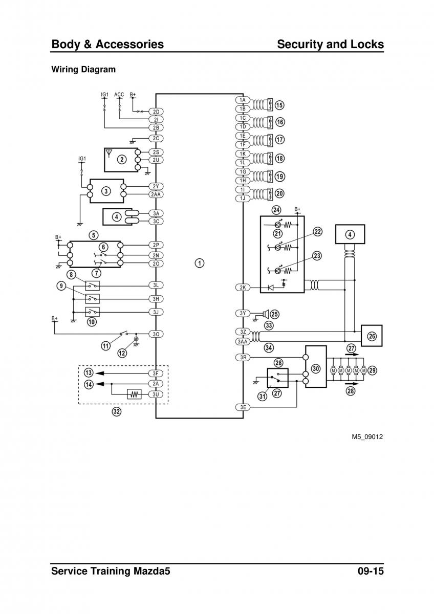 Mazda 5 I 1 owners manual / page 231