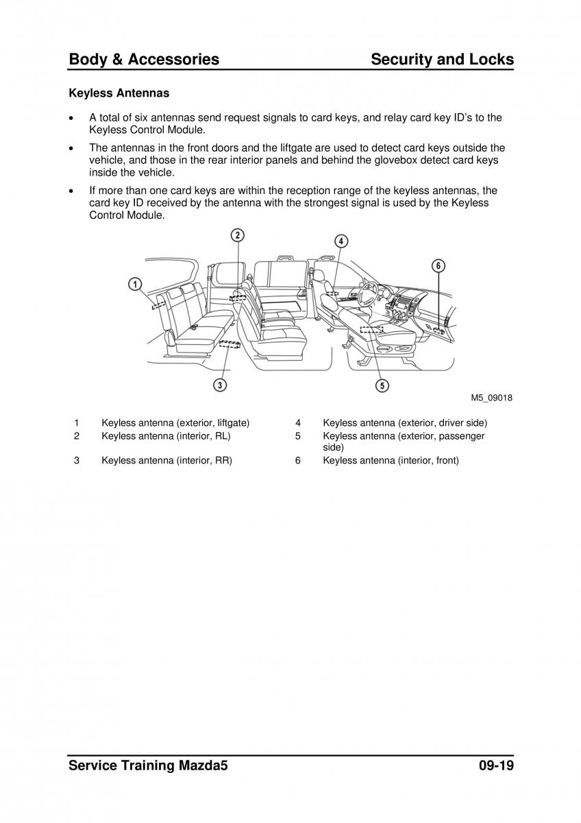 Mazda 5 I 1 owners manual / page 235