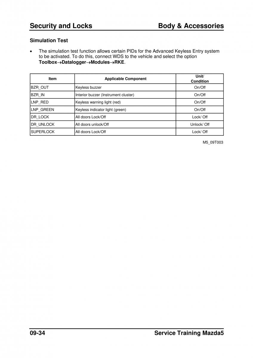 Mazda 5 I 1 owners manual / page 250