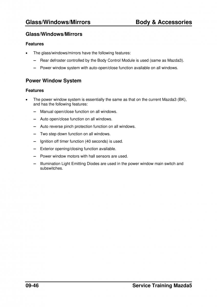 Mazda 5 I 1 owners manual / page 262