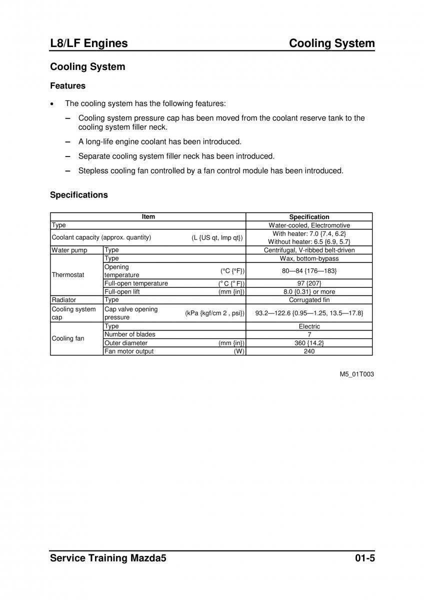 Mazda 5 I 1 owners manual / page 27