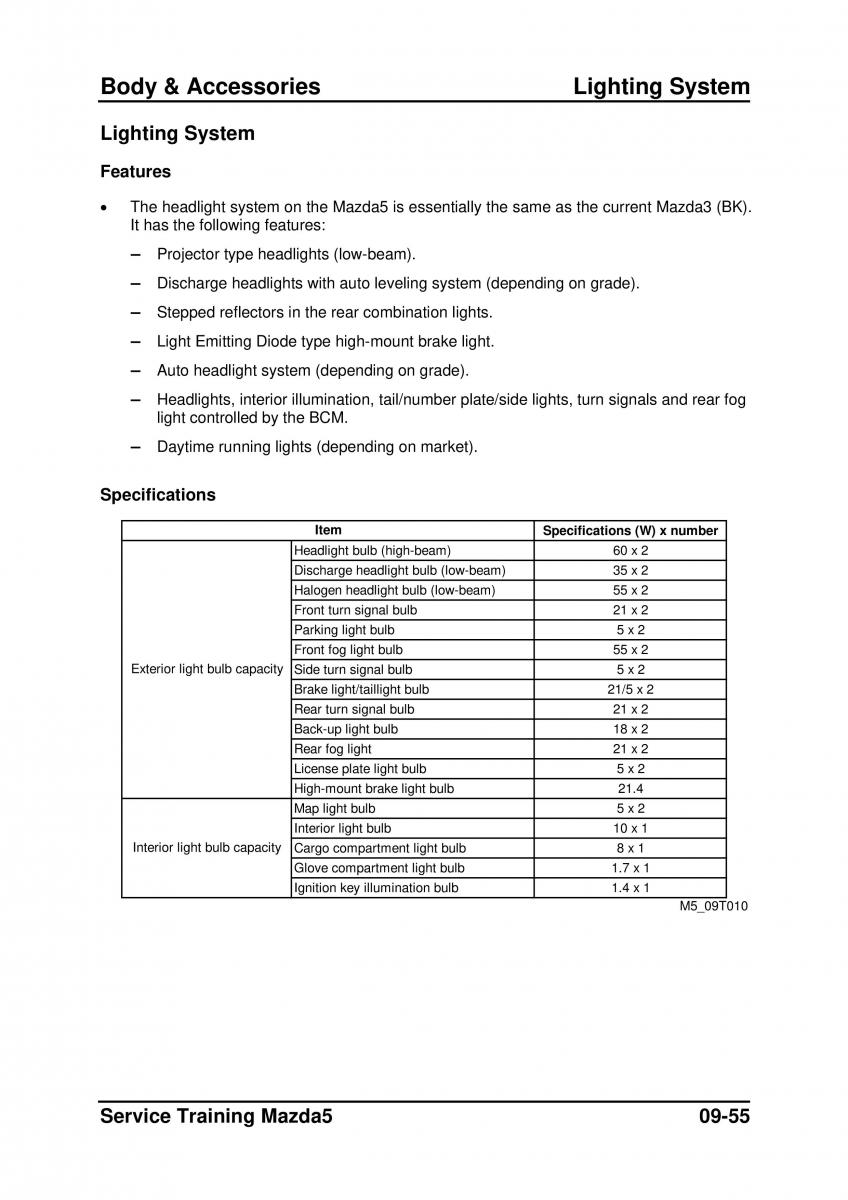 Mazda 5 I 1 owners manual / page 271