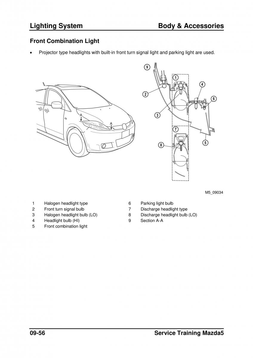 Mazda 5 I 1 owners manual / page 272