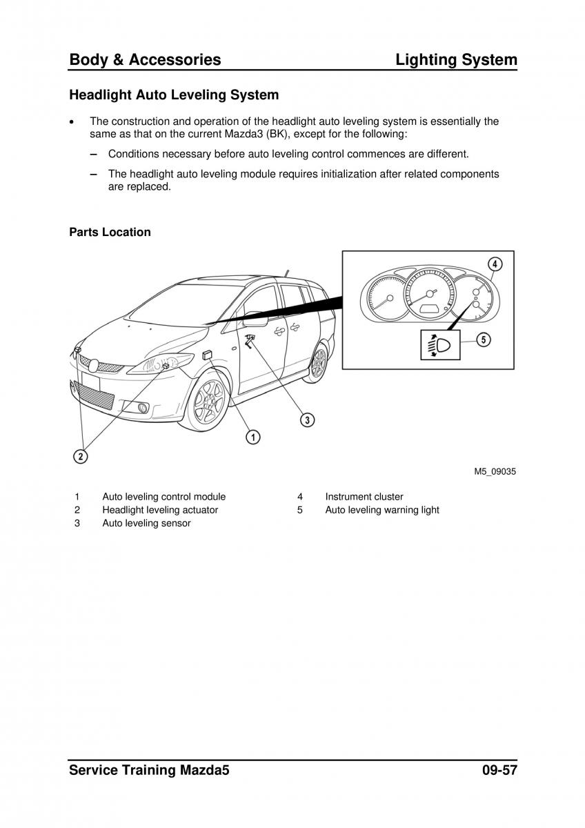 Mazda 5 I 1 owners manual / page 273