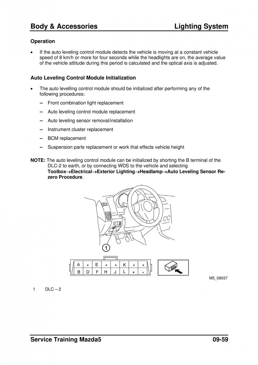 Mazda 5 I 1 owners manual / page 275