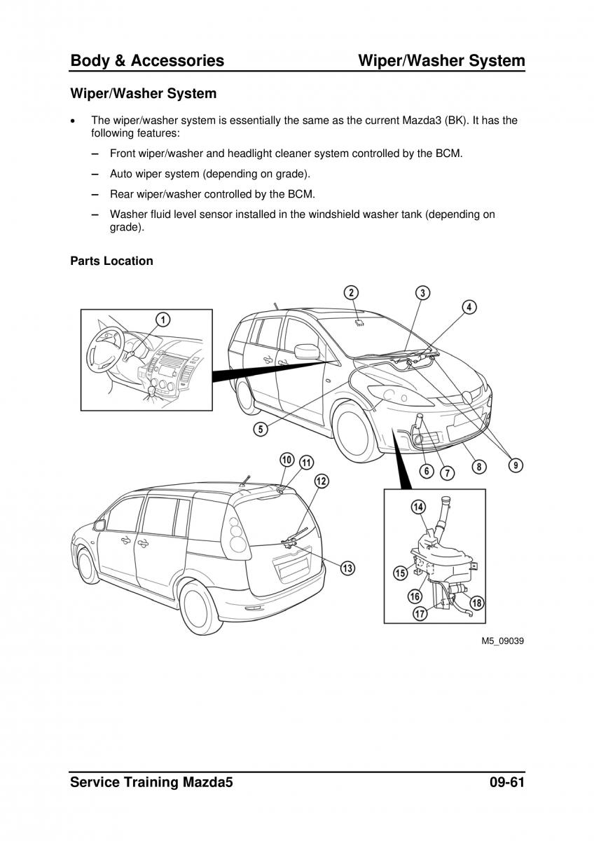 Mazda 5 I 1 owners manual / page 277