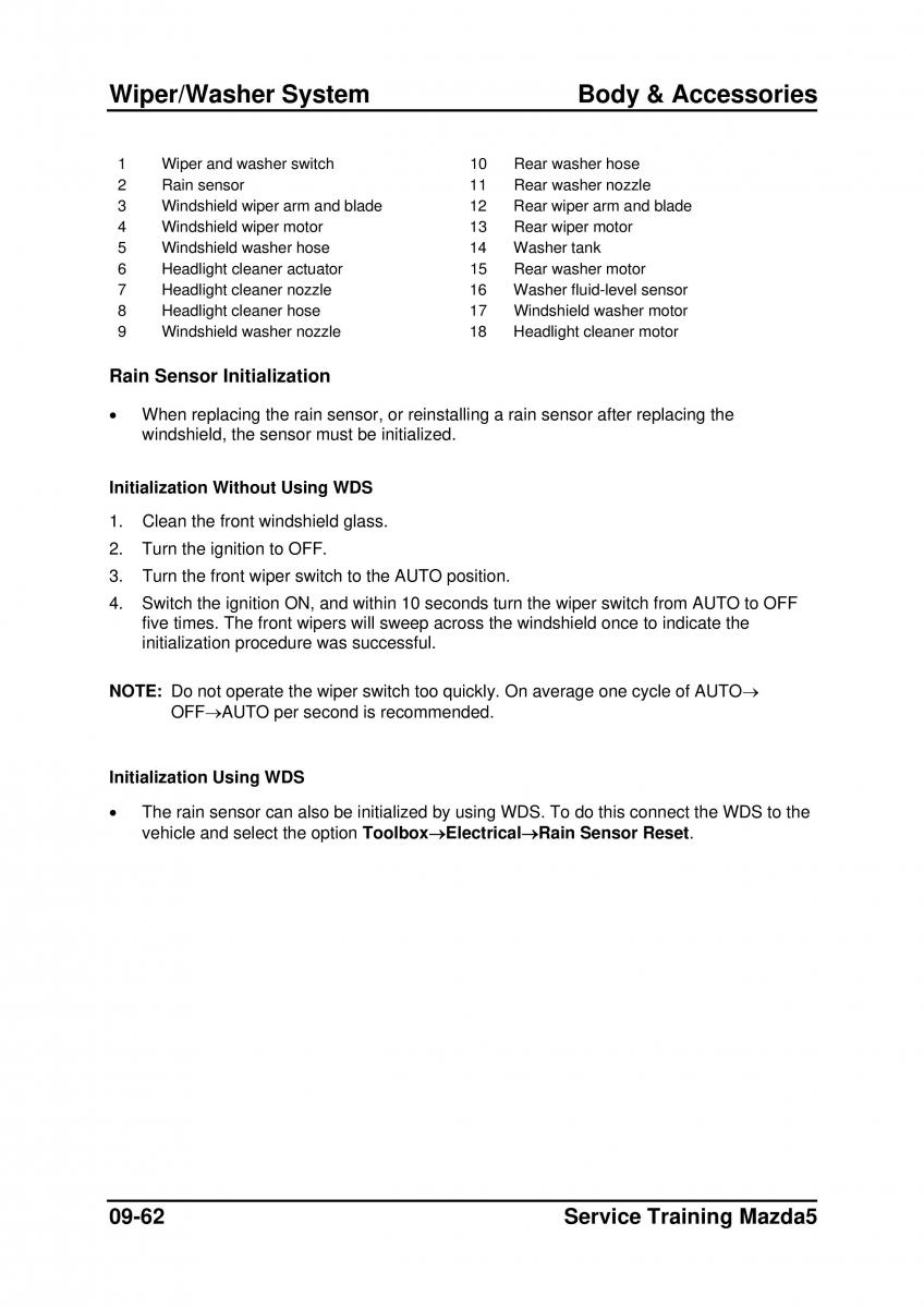 Mazda 5 I 1 owners manual / page 278