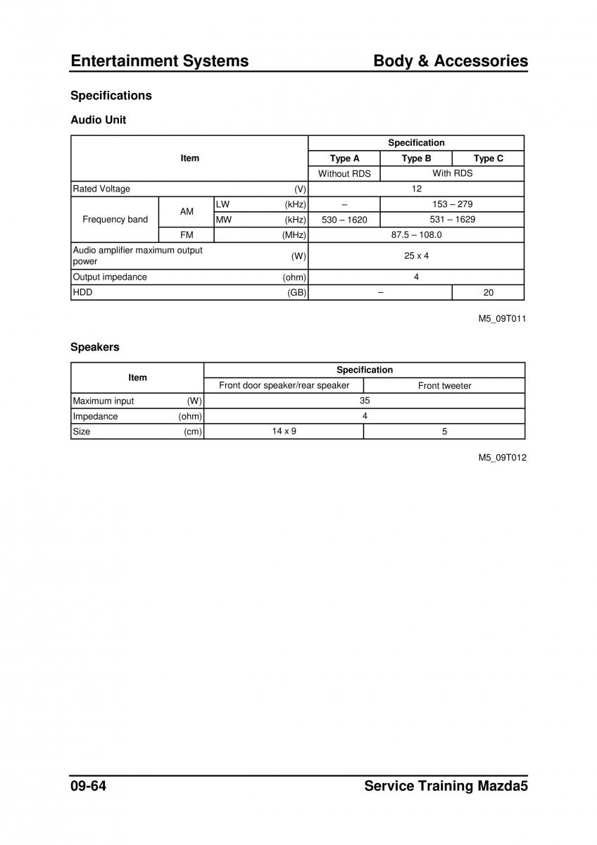 Mazda 5 I 1 owners manual / page 280