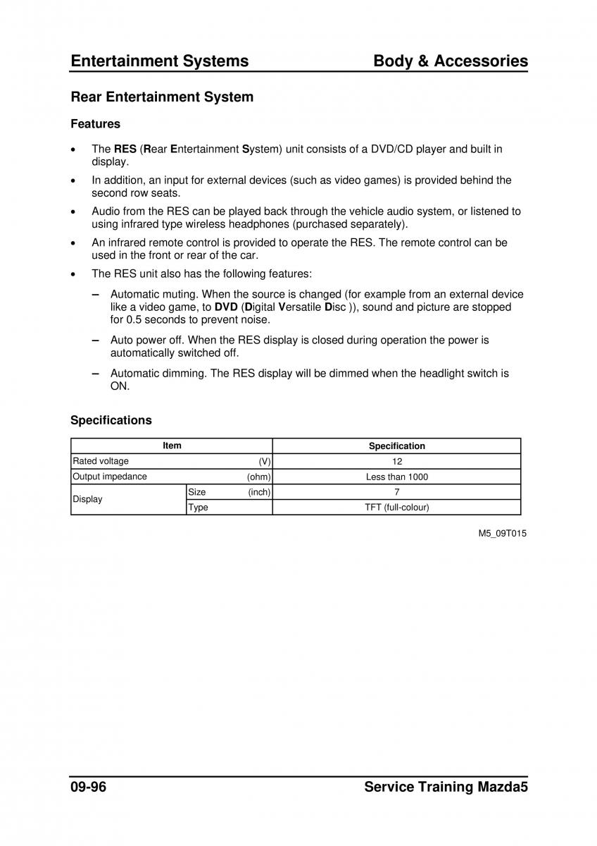 Mazda 5 I 1 owners manual / page 312