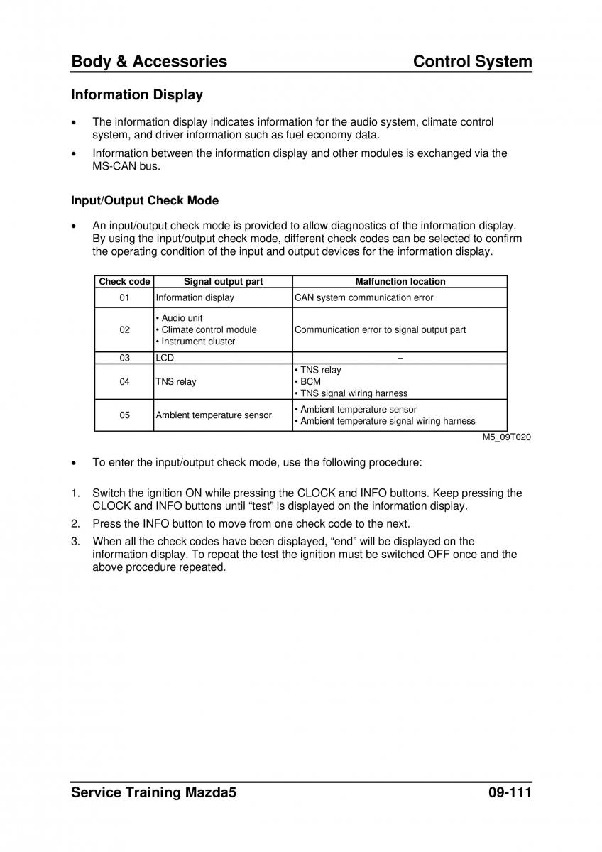 Mazda 5 I 1 owners manual / page 327