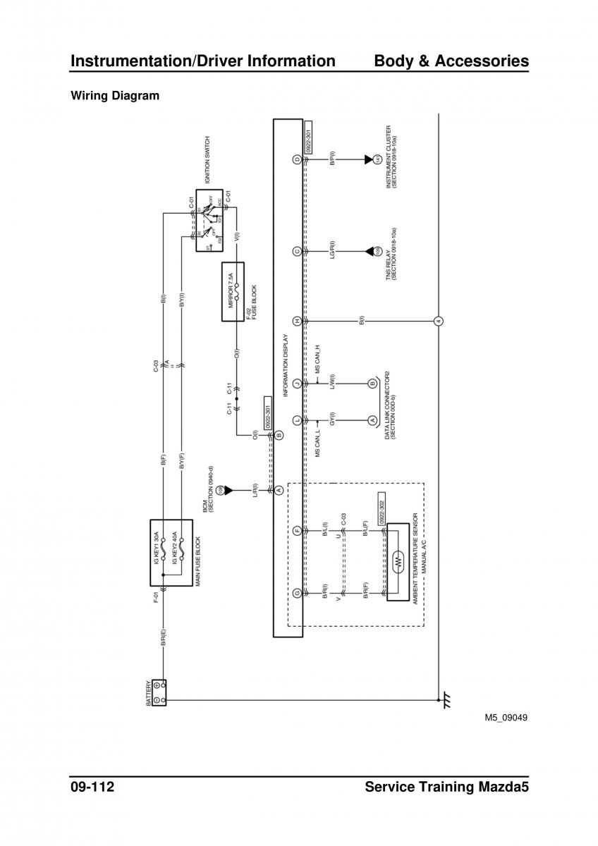 Mazda 5 I 1 owners manual / page 328