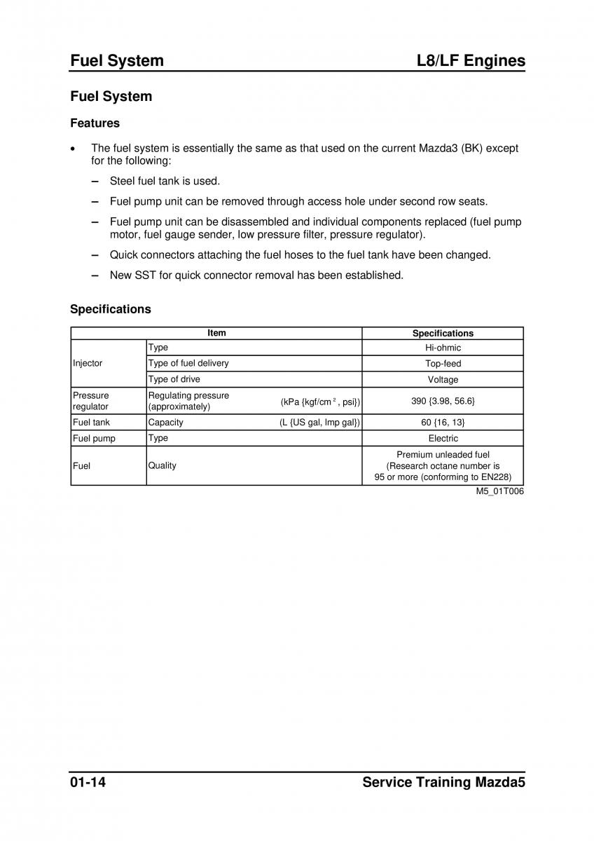 Mazda 5 I 1 owners manual / page 36