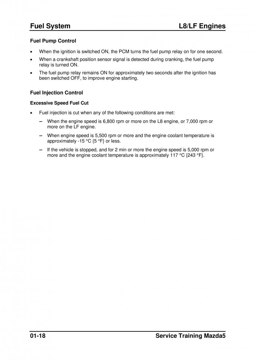 Mazda 5 I 1 owners manual / page 40