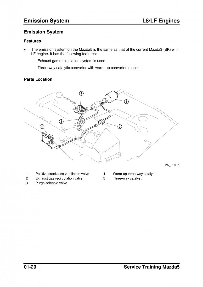 Mazda 5 I 1 owners manual / page 42