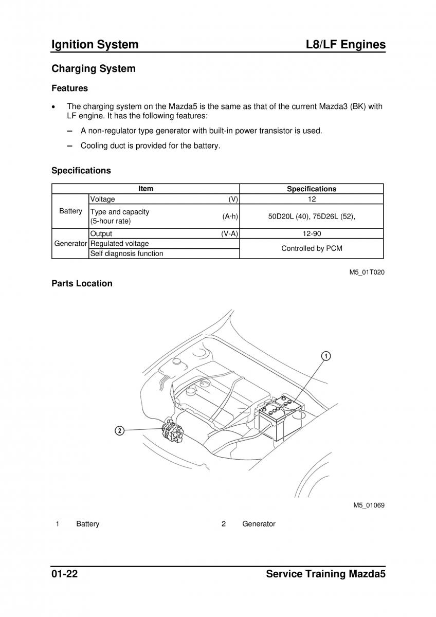 Mazda 5 I 1 owners manual / page 44