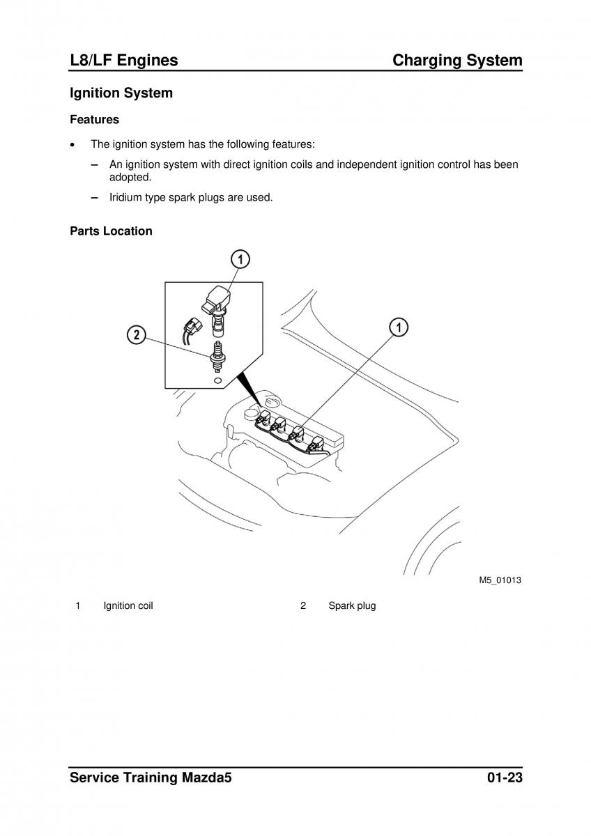 Mazda 5 I 1 owners manual / page 45