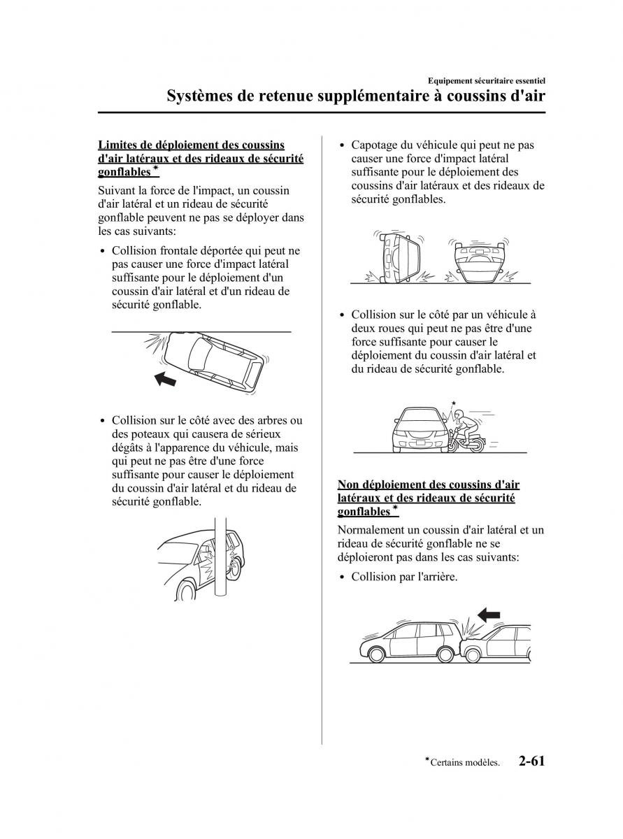 Mazda 5 I 1 manuel du proprietaire / page 73