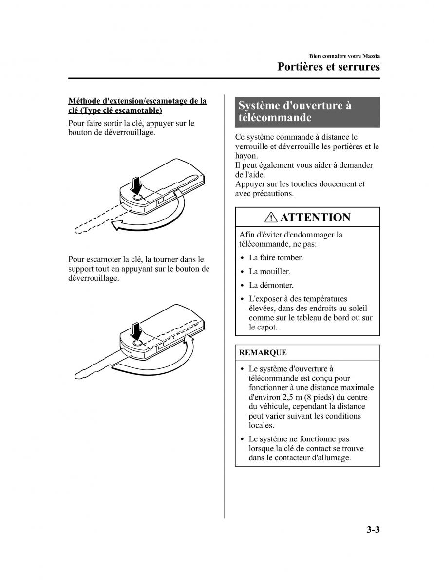 Mazda 5 I 1 manuel du proprietaire / page 79