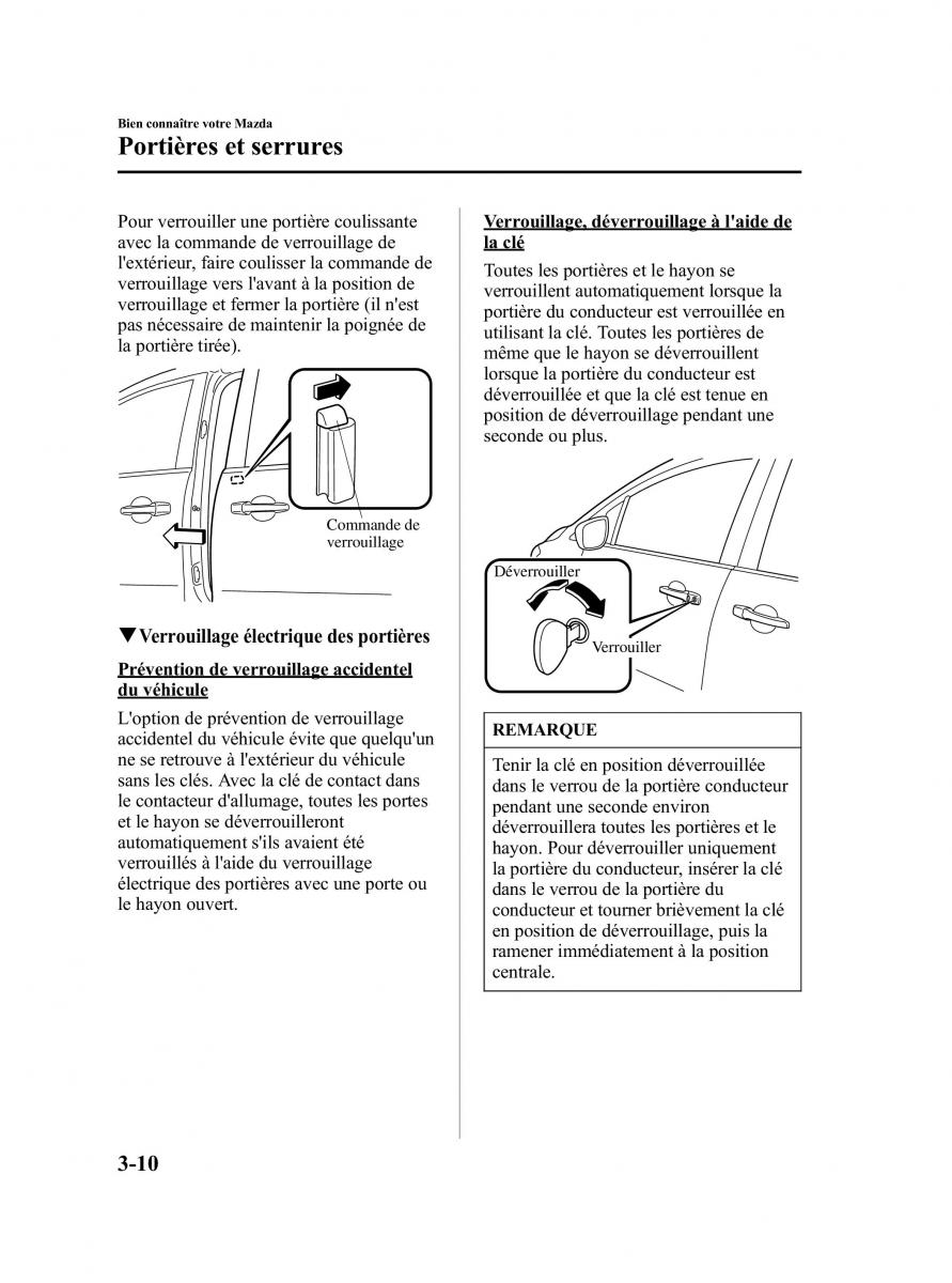 Mazda 5 I 1 manuel du proprietaire / page 86