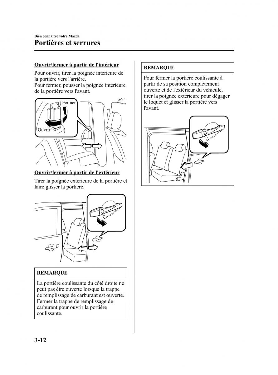 Mazda 5 I 1 manuel du proprietaire / page 88