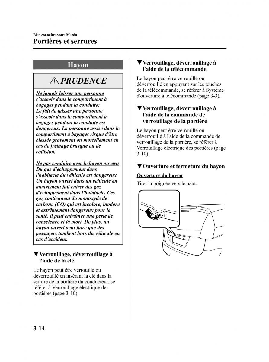 Mazda 5 I 1 manuel du proprietaire / page 90